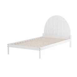Daly King Single Wooden Bed Frame White -Home Luxe Store WBED DALY KS WH AB 189494 00