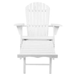 Adirondack Outdoor Chairs Wooden Foldable Sun Lounge Patio Furniture White -Home Luxe Store adirondack outdoor chairs wooden foldable sun lounge patio furniture white furniture outdoor bedzy australia 535477