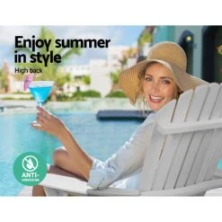 Adirondack Outdoor Chairs Wooden Foldable Sun Lounge Patio Furniture White -Home Luxe Store adirondack outdoor chairs wooden foldable sun lounge patio furniture white furniture outdoor bedzy australia 576916