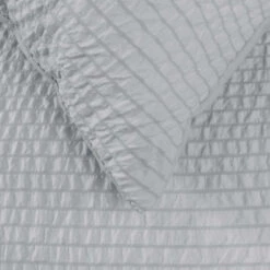 Ardor Ingrid Silver Seersucker Stripe Quilt Cover Set Queen -Home Luxe Store ardor ingrid silver seersucker stripe quilt cover set queen home garden bedding bedzy australia 347332