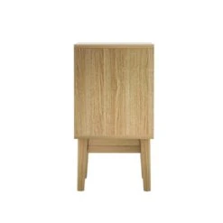 Rattan Bedside Table With 1 Drawer And Shelf - Oak -Home Luxe Store artiss rattan bedside table 1 drawer with shelf rei oak furniture bedroom bedside tables bedzy australia 283424