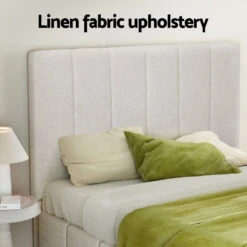 Queen Package | Aldinga Bed Frame Beige & Bonita Pillow Top Mattress (Medium Firm) -Home Luxe Store bed frame queen size beige tette bedzy australia abn 18 642 972 209 bed shop near me australia modern bed cheap affordable quality bedroom furniture store free 777550