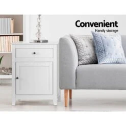 Bedside Tables Big Storage Drawers Cabinet Nightstand Lamp Chest White -Home Luxe Store bedside tables big storage drawers cabinet nightstand lamp chest white bedzy australia 156957