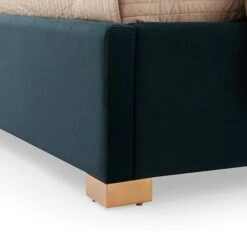 Austin Queen Bed Frame Turquoise -Home Luxe Store bedzy luxe austin queen bed frame turquoise furniture bedroom bedzy australia 558187