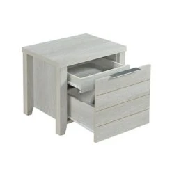 Cielo Bedside Table With Drawer White Ash -Home Luxe Store cielo bedside table with drawer white ash bedzy australia 601052
