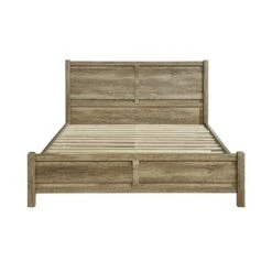 Cielo Wooden Queen Bed Frame Oak Natural -Home Luxe Store cielo wooden queen bed frame oak natural bedzy australia 195963