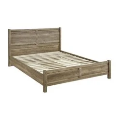 Cielo Wooden Queen Bed Frame Oak Natural