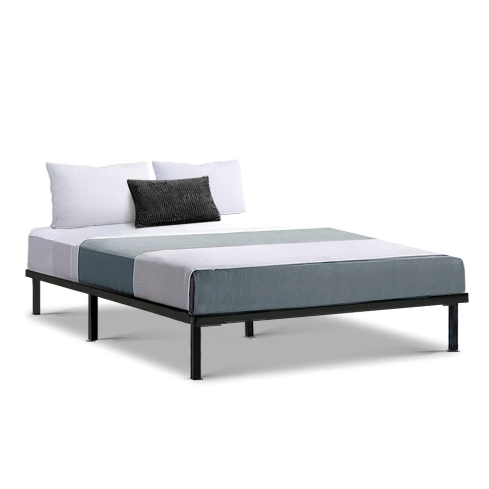 Double Package | Ted Metal Bed Black & Glay Bonnell Spring Mattress (Medium Firm) 13 Double Package | Ted Metal Bed Black & Glay Bonnell Spring Mattress (Medium Firm) - Image 13
