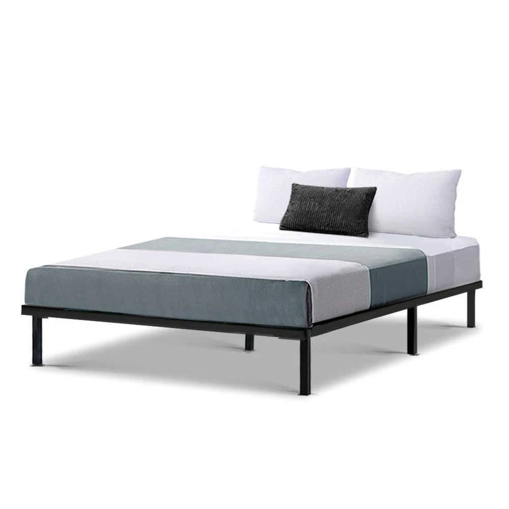 Double Package | Ted Metal Bed Black & Glay Bonnell Spring Mattress (Medium Firm) 11 Double Package | Ted Metal Bed Black & Glay Bonnell Spring Mattress (Medium Firm) - Image 11