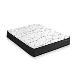 Double Package | Ted Metal Bed Black & Glay Bonnell Spring Mattress (Medium Firm) 25 Double Package | Ted Metal Bed Black & Glay Bonnell Spring Mattress (Medium Firm) -Home Luxe Store double package ted metal bed black glay bonnell spring mattress medium firm bedzy australia 561314
