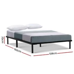 Double Package | Ted Metal Bed Black & Glay Bonnell Spring Mattress (Medium Firm) 17 Double Package | Ted Metal Bed Black & Glay Bonnell Spring Mattress (Medium Firm) -Home Luxe Store double package ted metal bed black glay bonnell spring mattress medium firm bedzy australia 722064