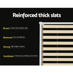 Double Package | Whitehaven Bed White & Normay Series Pillow Top Mattress (Medium Firm) -Home Luxe Store double package whitehaven bed white normay series pillow top mattress medium firm bedzy australia 289914