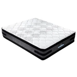 Double Premium Package | Trinity Bed Frame Charcoal, Luna Series Euro Top Mattress (Medium Firm) & Bamboo Mattress Topper! -Home Luxe Store double premium package trinity bed frame charcoal luna series euro top mattress medium firm pillowtop mattress topper bedzy australia abn 18 642 972 209 217596