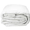 Duck Feather & Down Quilt 500GSM + Duck Feather And Down Pillows 2 Pack Combo Queen White