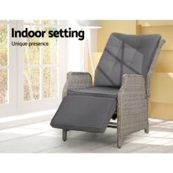 Elara Outdoor Recliner Patio Chair Grey -Home Luxe Store elara outdoor recliner patio chair grey bedzy australia abn 18 642 972 209 336464