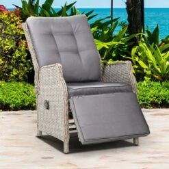 Elara Outdoor Recliner Patio Chair Grey -Home Luxe Store elara outdoor recliner patio chair grey bedzy australia abn 18 642 972 209 540379