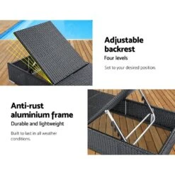 Finnley Outdoor Sun Lounge - Interchangeable Colours: Beige, Grey, Red -Home Luxe Store finnley outdoor sun lounge interchangeable colours beige grey red bedzy australia abn 18 642 972 209 794737