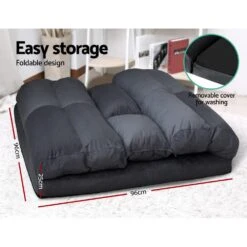 Folding Lounge Sofa Bed Floor Recliner -Home Luxe Store folding lounge sofa bed floor recliner bedzy australia 695598