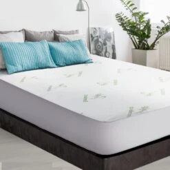 Bamboo Mattress Protector Single -Home Luxe Store giselle bedding giselle bedding bamboo mattress protector single bedzy australia 344838
