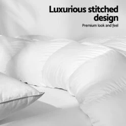 King Size Goose Down Quilt -Home Luxe Store giselle bedding king size goose down quilt bedzy australia 260140