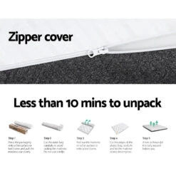 Zero Spring Cool Gel Memory Foam Mattress 15CM Thick - Queen -Home Luxe Store giselle bedding memory foam mattress bed cool gel non spring comfort queen 15cm bedzy australia abn 18 642 972 209 549595