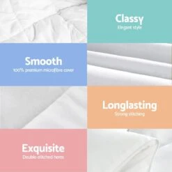 Queen Size 700GSM Bamboo Microfibre Quilt -Home Luxe Store giselle bedding queen size 700gsm bamboo microfibre quilt bedzy australia 382343