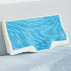 Giselle Memory Foam Pillow Neck Pillows Contour Rebound Cushion Cool Gel Support -Home Luxe Store giselle memory foam pillow neck pillows contour rebound cushion cool gel support bedzy australia abn 18 642 972 209 317265