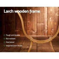 Hammock Chair Timber Outdoor Furniture Camping With Wooden Stand -Home Luxe Store hammock chair timber outdoor furniture camping with wooden stand home garden hammocks bedzy australia 770442