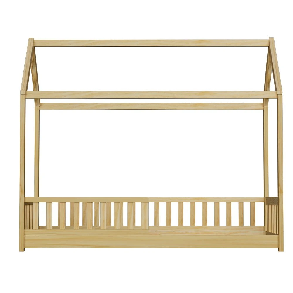 House Style Kids Single Bed Frame - Oak 3 House Style Kids Single Bed Frame - Oak - Image 3