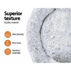 Dog Bed Pet Bed Cat Extra Large 110cm Charcoal -Home Luxe Store ipet dog bed pet bed cat extra large 110cm charcoal pet care dog supplies bedzy australia 285171
