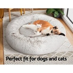 Dog Bed Pet Bed Cat Large 90cm White -Home Luxe Store ipet dog bed pet bed cat large 90cm white pet care dog supplies bedzy australia 571572