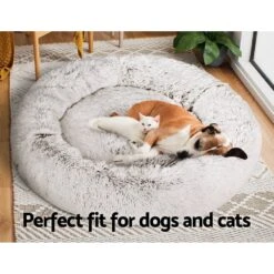 Pet Bed Dog Bed Cat Calming Extra Large 110cm Sleeping Comfy Washable -Home Luxe Store ipet pet bed dog bed cat calming extra large 110cm sleeping comfy washable pet care dog supplies bedzy australia 712875