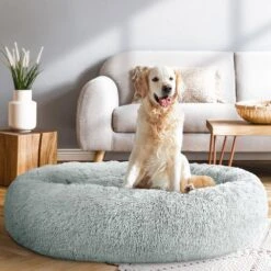 Pet Bed Dog Bed Cat Extra Large 110cm Light Grey -Home Luxe Store ipet pet bed dog bed cat extra large 110cm light grey pet care dog supplies bedzy australia 210885