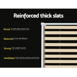 Kids Holy Wooden Single Bed Frame White -Home Luxe Store kids holy wooden single bed frame white bedzy australia 731066