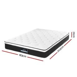 King Package | Albany Boucle Bed Frame & Bonita Euro Top Mattress (Medium Firm) -Home Luxe Store king package albany boucle bed frame bonita euro top mattress medium firm baby kids kids furniture kids beds bed frames bedzy australia 654440