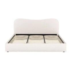 King Package | Albany Boucle Bed Frame & Bonita Euro Top Mattress (Medium Firm) -Home Luxe Store king package albany boucle bed frame bonita euro top mattress medium firm baby kids kids furniture kids beds bed frames bedzy australia 761144