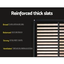 King Premium Package | Altona Bed Charcoal, Algarve Euro Top Mattress (Medium Firm) & Bamboo Mattress Topper! -Home Luxe Store king premium package altona bed charcoal algarve euro top mattress medium firm bonus mattress topper bedzy australia 129783