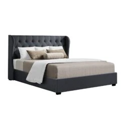 King Premium Package | Elouera Bed Charcoal, Algarve Euro Top Mattress (Medium Firm) & Bamboo Mattress Topper! -Home Luxe Store king premium package elouera bed charcoal algarve euro top mattress medium firm bonus mattress topper bedzy australia 754207