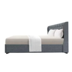 King Premium Package | Elouera Bed Grey, Algarve Euro Top Mattress (Medium Firm) & Bamboo Mattress Topper! -Home Luxe Store king premium package elouera bed grey algarve euro top mattress medium firm bonus mattress topper bedzy australia 570802