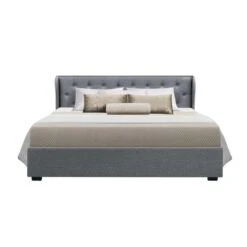 King Premium Package | Elouera Bed Grey, Algarve Euro Top Mattress (Medium Firm) & Bamboo Mattress Topper! -Home Luxe Store king premium package elouera bed grey algarve euro top mattress medium firm bonus mattress topper bedzy australia 963888