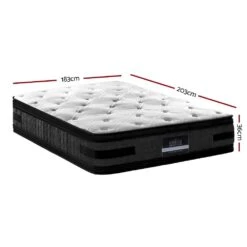 King Premium Package | Elouera Bed Grey, Luna Series Euro Top Mattress (Medium Firm) & Bamboo Mattress Topper! -Home Luxe Store king premium package elouera bed grey luna series euro top mattress medium firm bonus mattress topper bedzy australia 379226