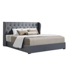 King Premium Package | Elouera Bed Grey, Luna Series Euro Top Mattress (Medium Firm) & Bamboo Mattress Topper! -Home Luxe Store king premium package elouera bed grey luna series euro top mattress medium firm bonus mattress topper bedzy australia 821656