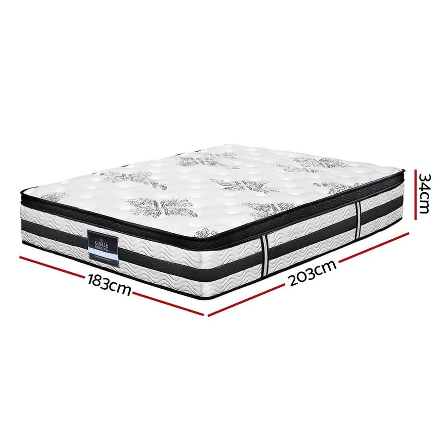King Premium Package | Trinity Bed Charcoal, Algarve Euro Top Mattress (Medium Firm) & Deluxe Mattress Topper! 10 King Premium Package | Trinity Bed Charcoal, Algarve Euro Top Mattress (Medium Firm) & Deluxe Mattress Topper! - Image 10