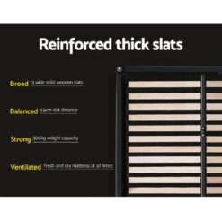 King Premium Package | Trinity Bed Charcoal, Luna Series Euro Top Mattress (Medium Firm) & Bamboo Mattress Topper! -Home Luxe Store king premium package trinity bed charcoal luna series euro top mattress medium firm bonus mattress topper bedzy australia 140046