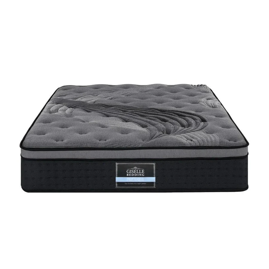 King Single Premium Package | Henley LED Storage Bed Frame Black, Alanya Euro Top Pocket Spring Mattress (Medium Firm) & Pillowtop Mattress Topper 12 King Single Premium Package | Henley LED Storage Bed Frame Black, Alanya Euro Top Pocket Spring Mattress (Medium Firm) & Pillowtop Mattress Topper - Image 12