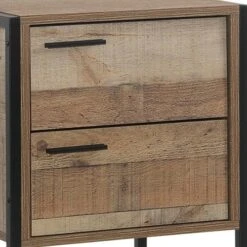 Mascot Bedside Table Oak Colour -Home Luxe Store mascot bedside table oak colour bedzy australia 556154