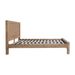 Nowra King Single Size Solid Wood Veneered Acacia Bed Frame - Oak -Home Luxe Store nowra wooden king single bed frame base oak bedzy australia 486104