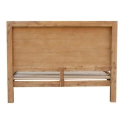Nowra King Single Size Solid Wood Veneered Acacia Bed Frame - Oak -Home Luxe Store nowra wooden king single bed frame base oak bedzy australia 798116