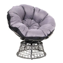 Outdoor Chairs Outdoor Furniture Papasan Chair Wicker Patio Garden Grey -Home Luxe Store outdoor chairs outdoor furniture papasan chair wicker patio garden grey furniture bar stools chairs bedzy australia 478161