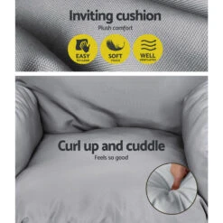 Outdoor Fabric Egg Swing Pod Chair Hammock With Stand Grey -Home Luxe Store outdoor fabric egg swing pod chair hammock with stand grey bedzy australia abn 18 642 972 209 936163